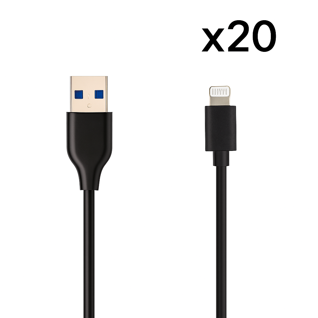 USB 1 Metre Cables Multi Buy - Apple 8 Pin