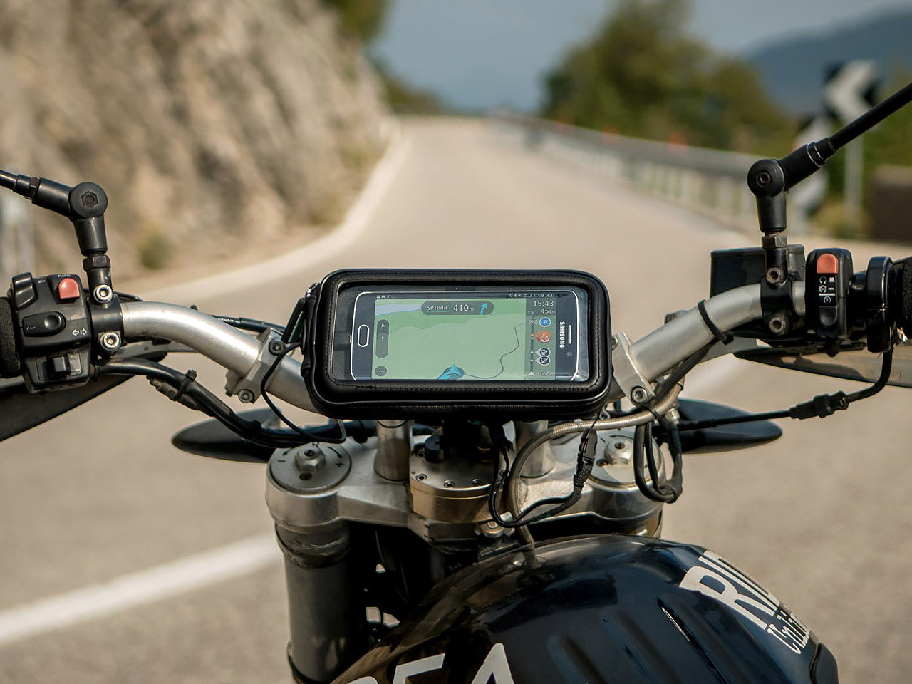 Ultimateaddons Waterproof Motorcycle Easy Access Universal Soft Case Motorbike Mount