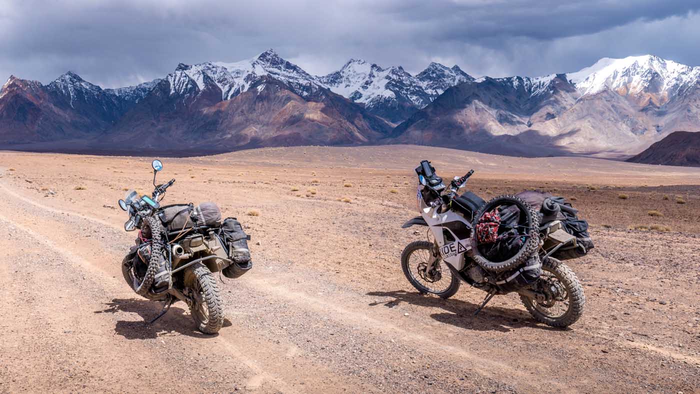 How we chose and prepared our motorcycles to ride the world