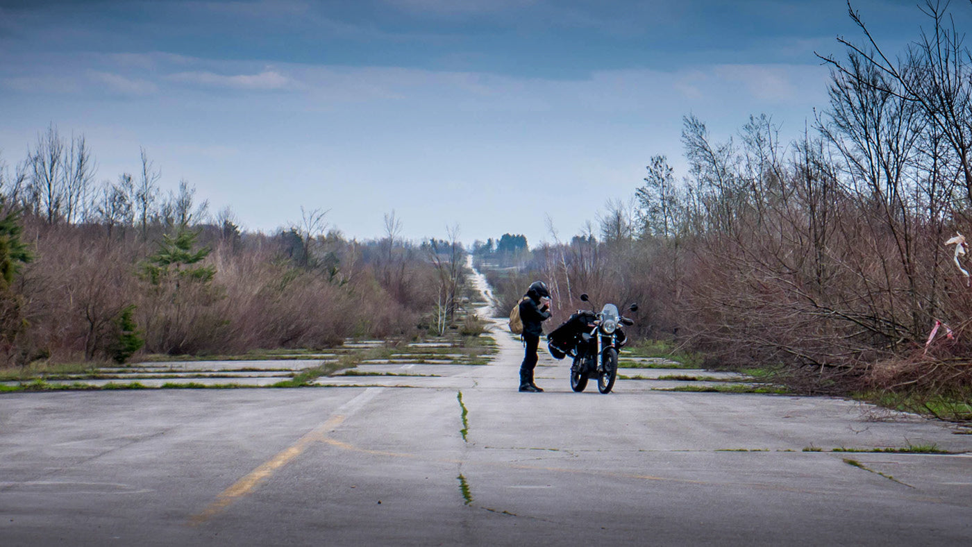 Riding around an abandoned Nuclear proof air base