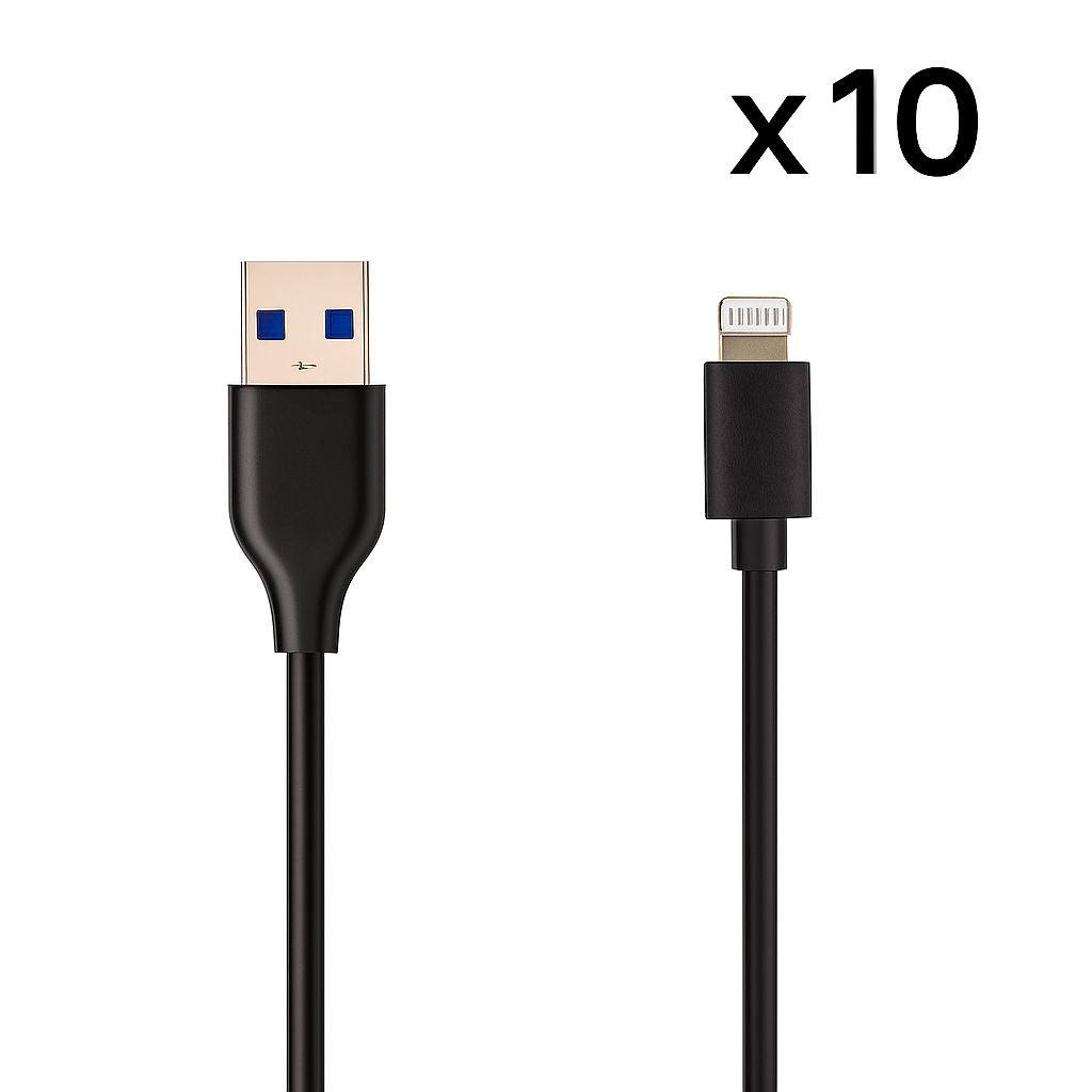 USB 1 Metre Cables Multi Buy - Apple 8 Pin