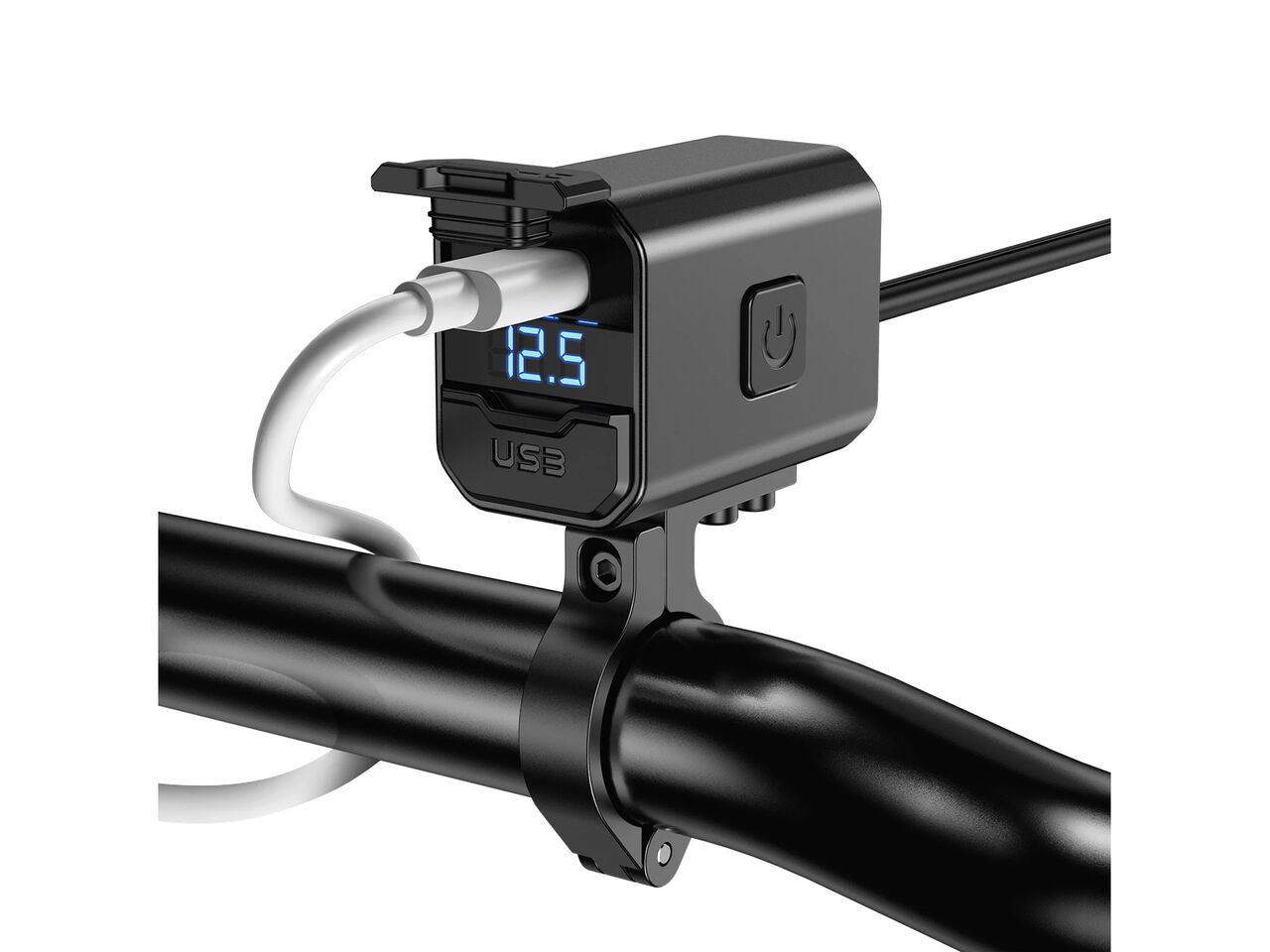 54W Motorcycle USB-C & USB-A Handlebar Charger
