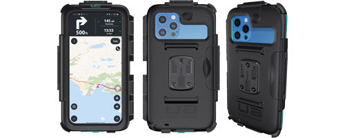 VICSEED [2023 Upgraded Tank Bike Phone Mount [Military Grade Protection]  Bike Phone Holder [Secure Lock] Adjustable Handlebar Cell Phone Holder for