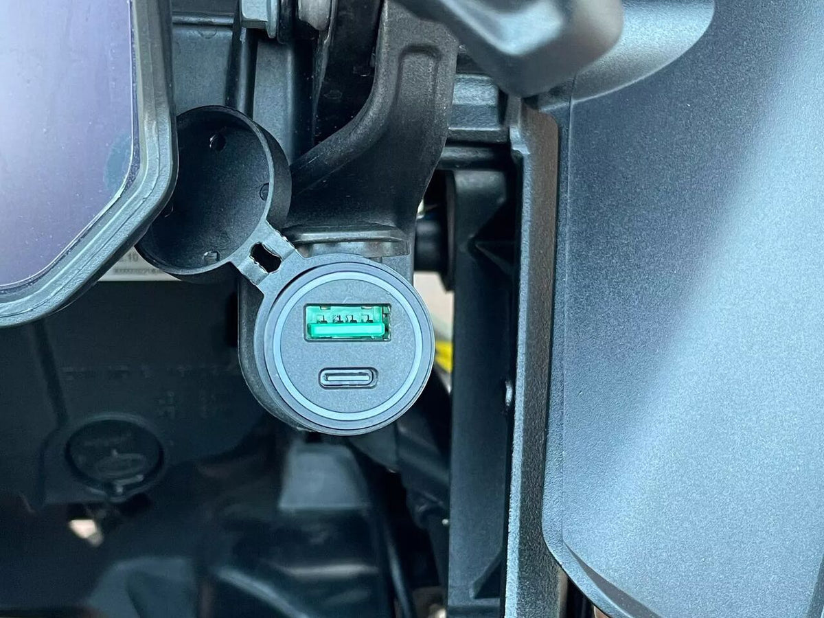 Waterproof 12v Din Charger USB + Type C for Triumph / BMW Motorcycles