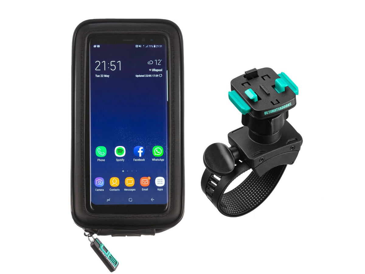 Soft water resistant phone case and mount