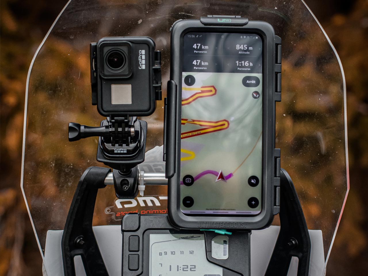 Action Camera Mount Test