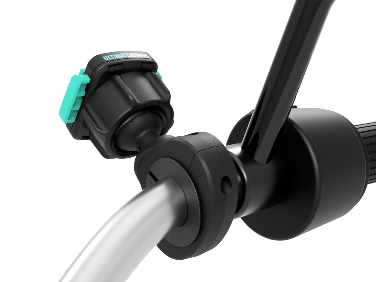 Motorcycle Handlebar or Mirror Kit with Universal Waterproof Phone Case