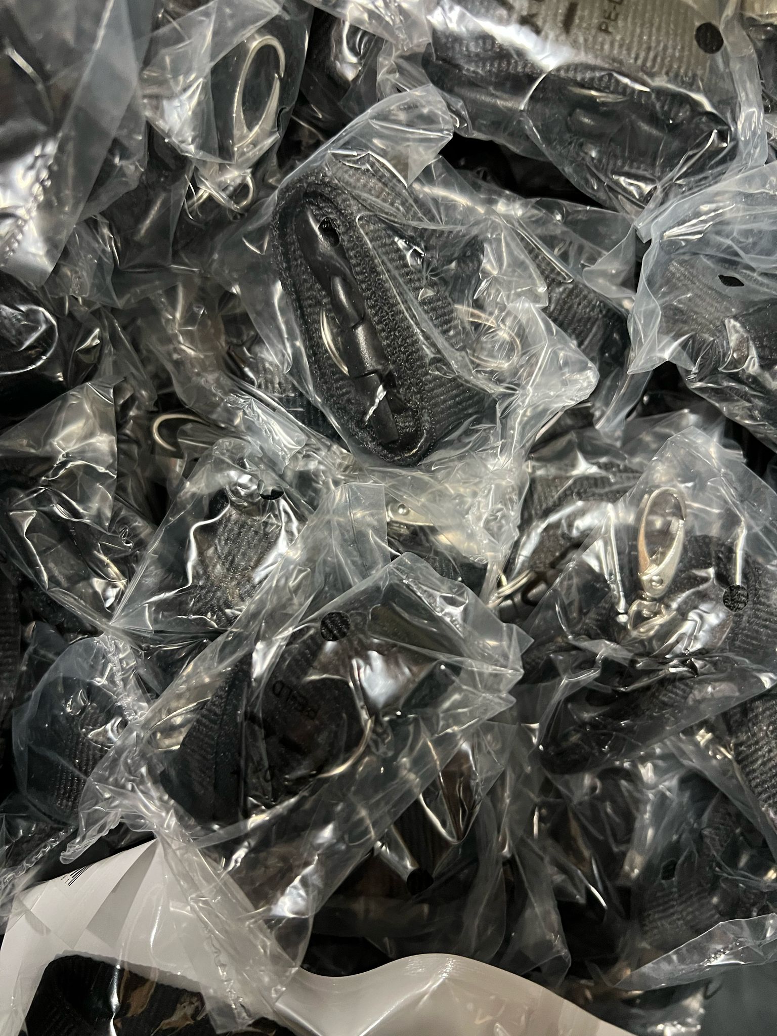 Black Case Lanyard - 50m Length with Metal Clip