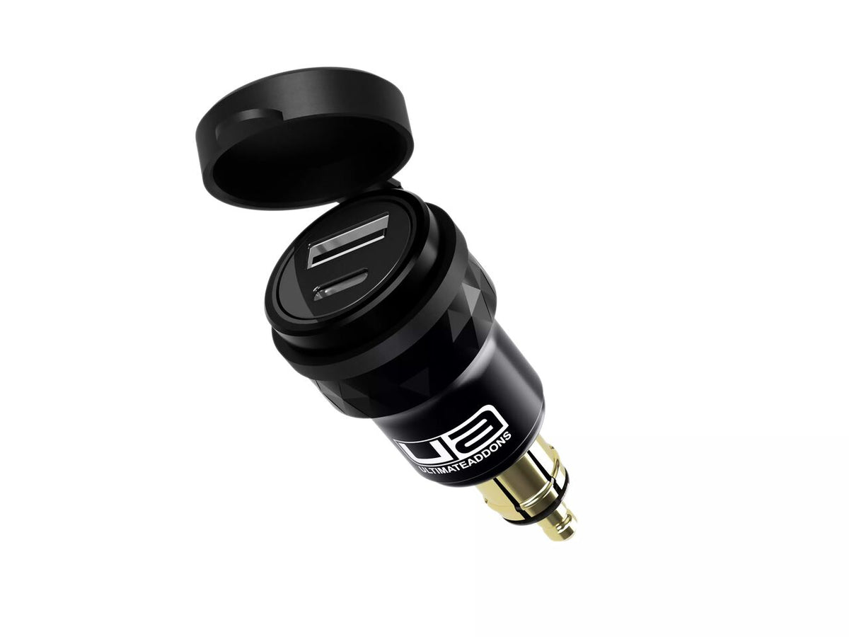 Waterproof 12v Din Charger USB + Type C for Triumph / BMW Motorcycles