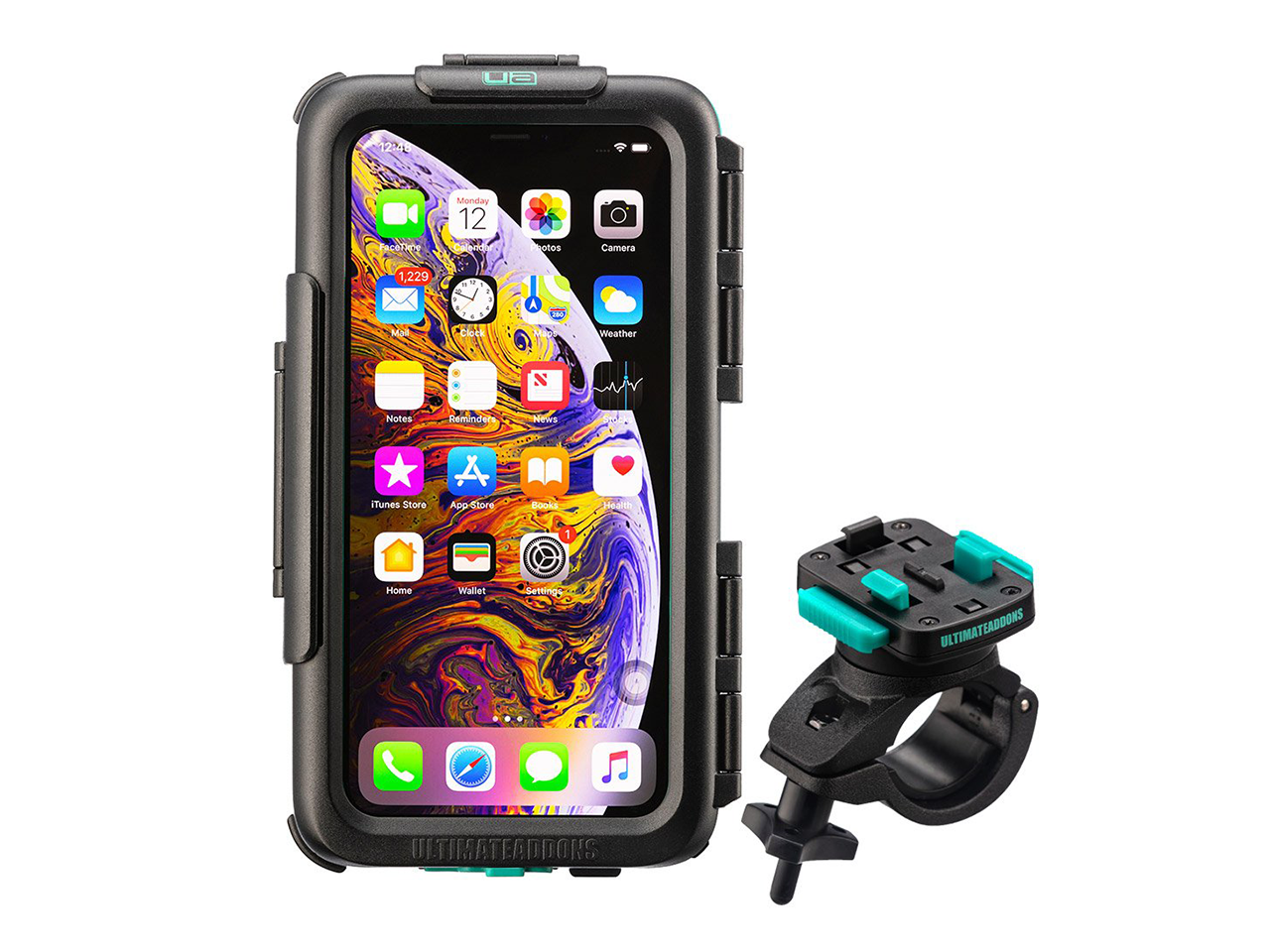 Apple iPhone 6 7 8 & SE 2020 / 2022 Bike Bicycle Handlebar Waterproof Tough Case by Ultimateaddons