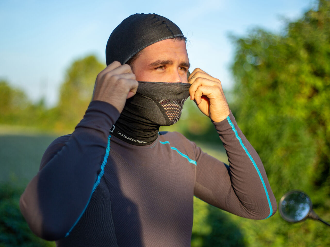 breathable motorcycle dryarn balaclava easy fit