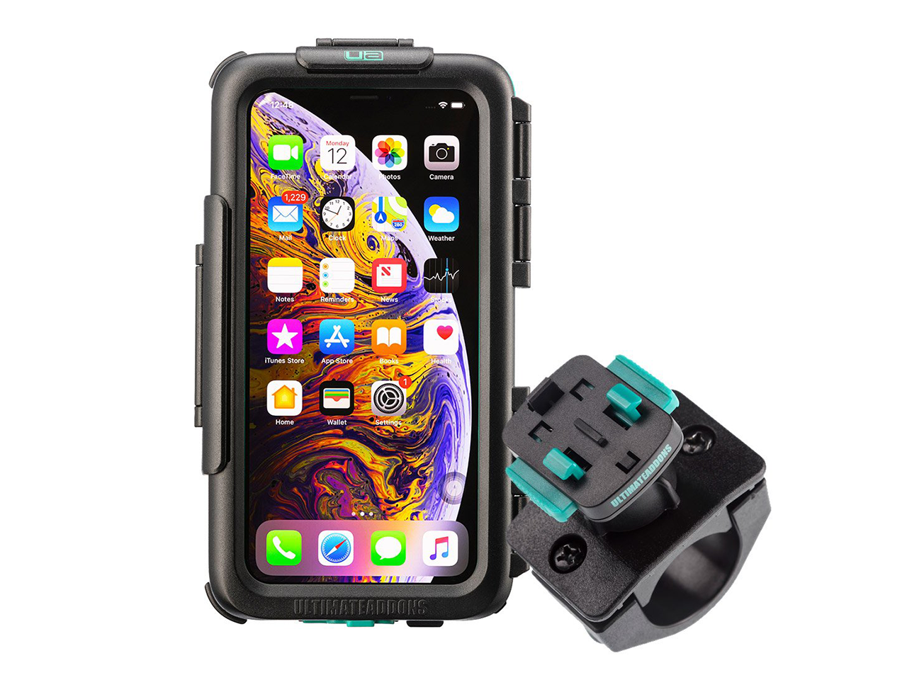 Pro Bike Durable Attachment Mount & Apple iPhone 12 Pro Max Tough Case