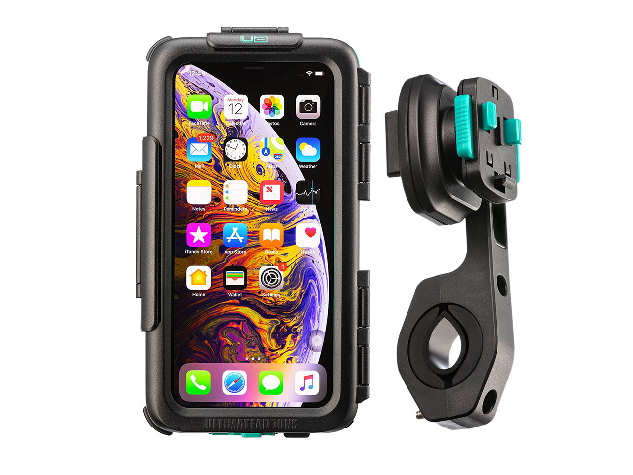 iPhone Pro Max Tough Dual Action Camera Mount & Waterproof Dustproof Tough Case