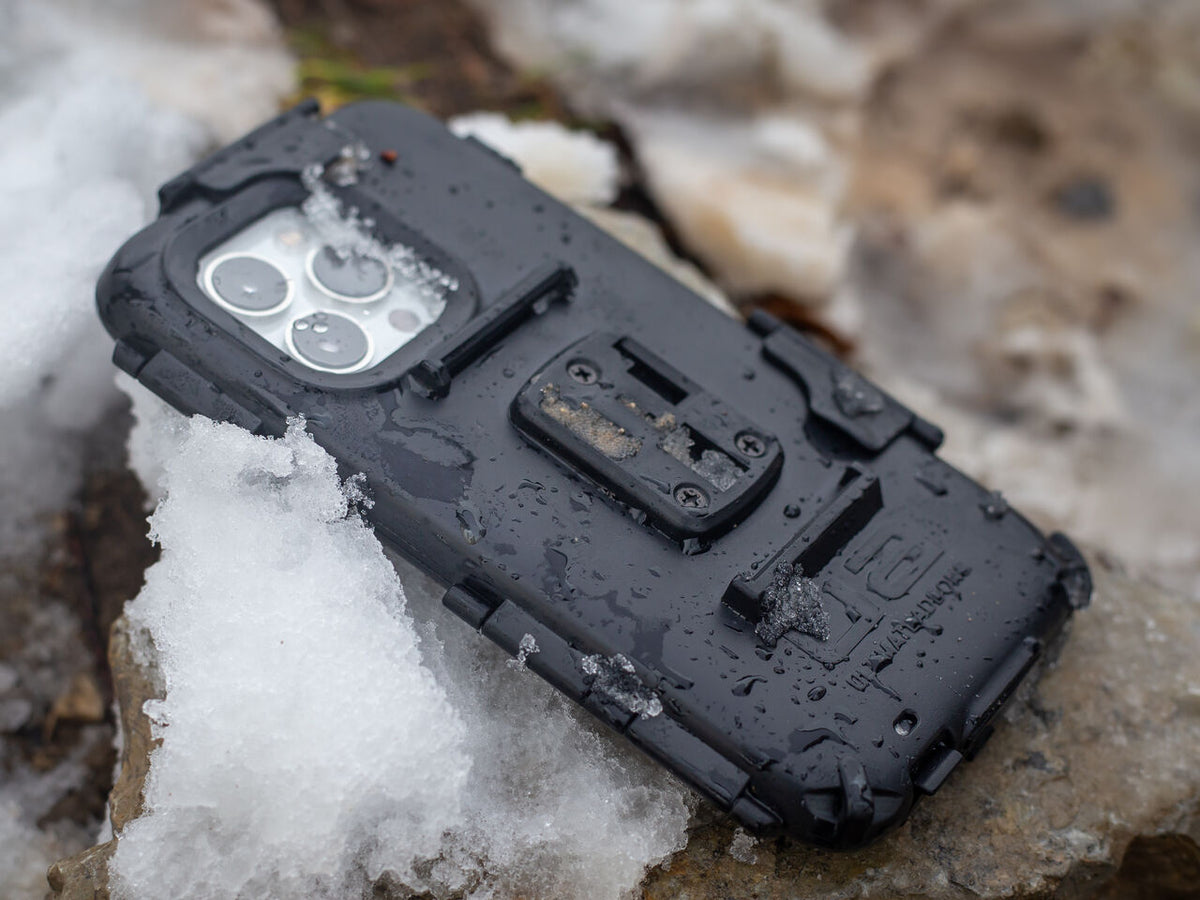 Ultimateaddons Waterproof Motorcycle Mount Case For IPhone 13 / 13 Pro – Handlebar Clamp