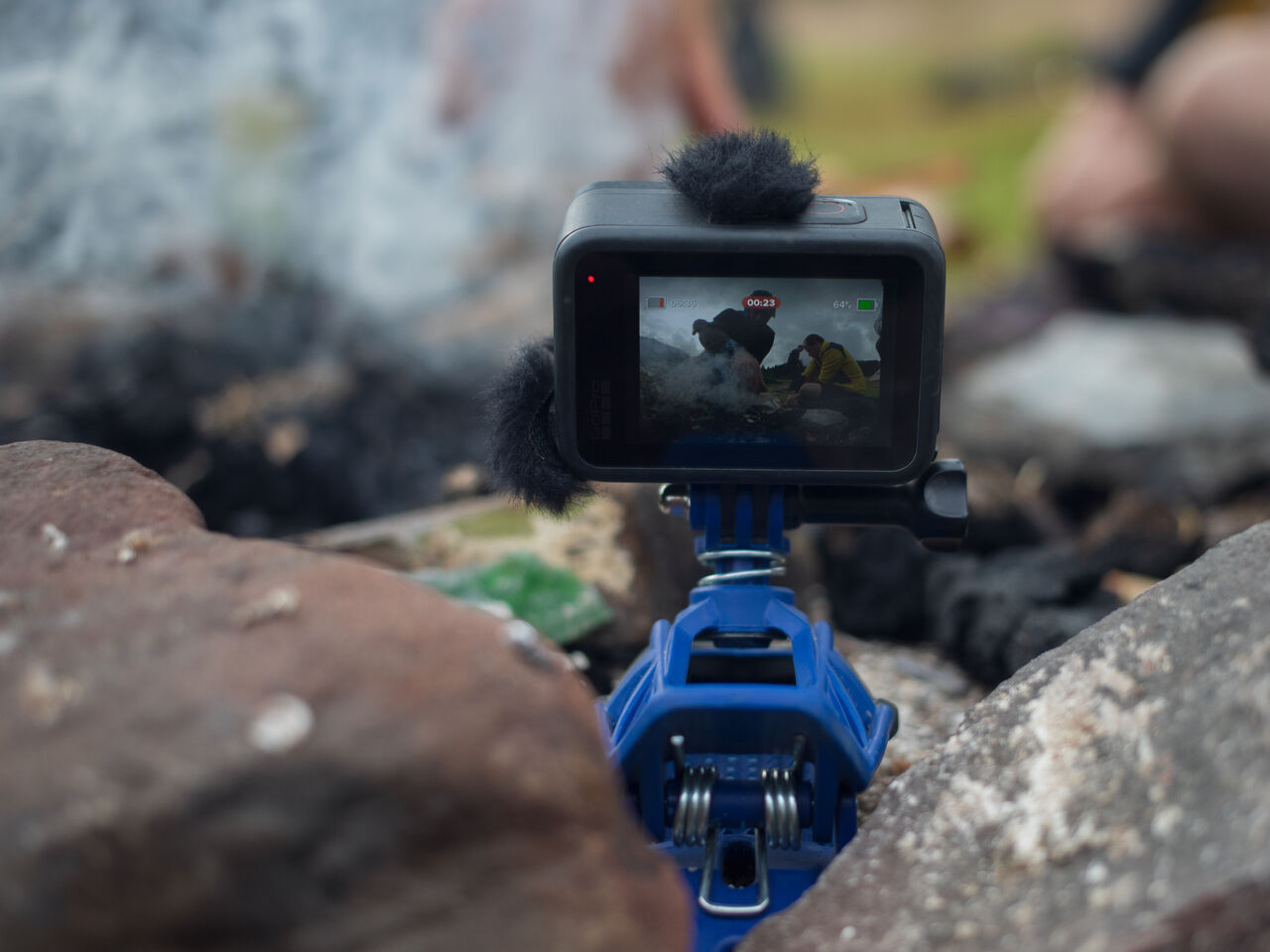 Mount to Helmet with GoPro Gripper Mount