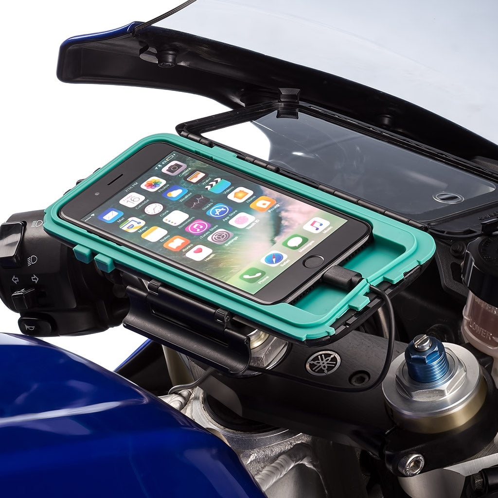 iPhone SE 2 Motorcycle Sportsbike Satnav Tough Waterproof Case Mounting Kit 