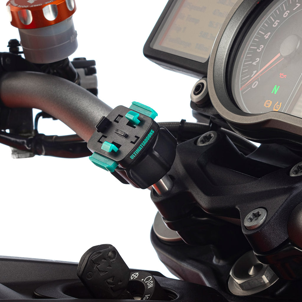 Motorcycle Tough Wateproof Satnav Case Top Clamp Mount Kit Apple iPhone SE 2