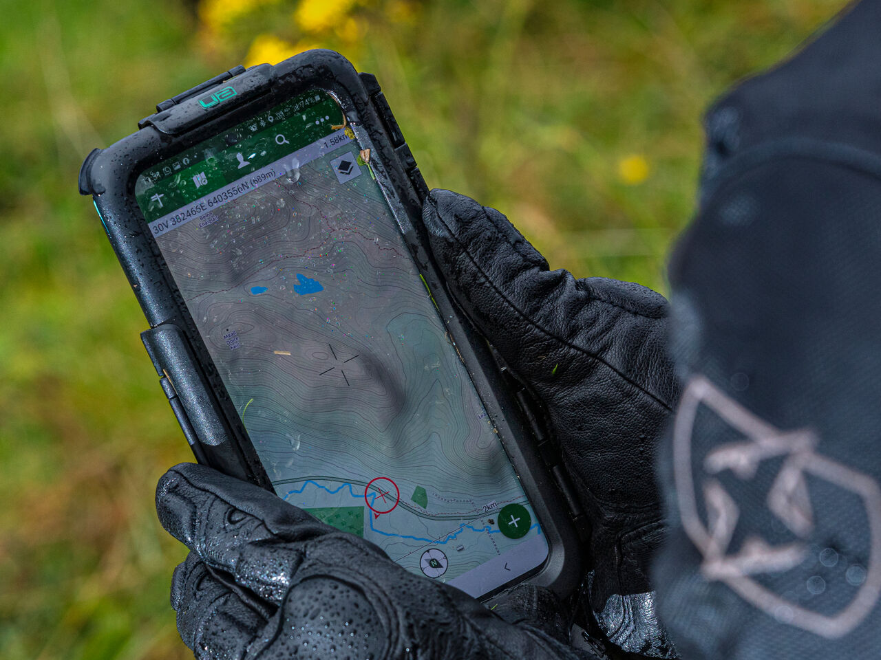 Adventure Bike Riding Sony Tough Case and Attachments