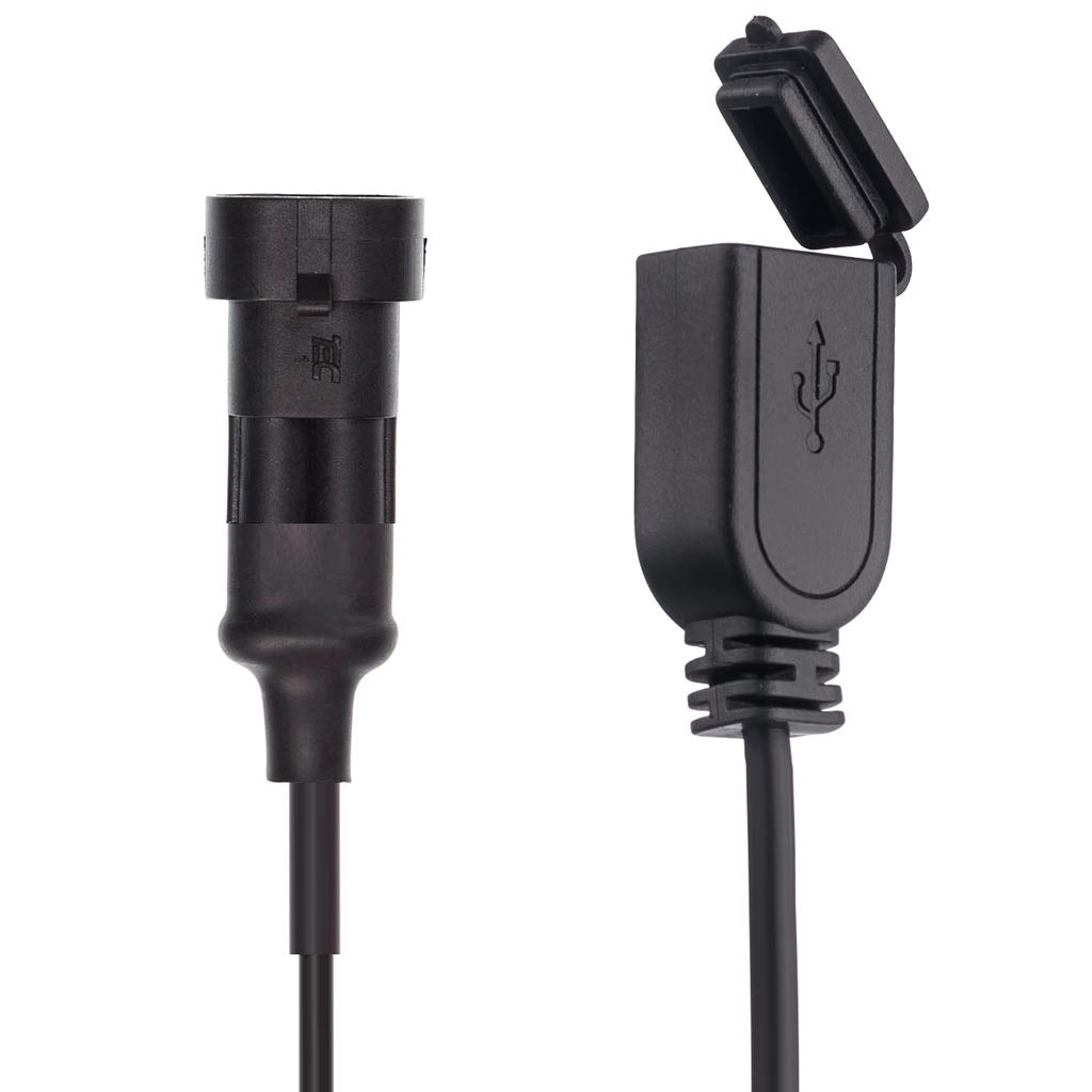 Female USB Adapter Power Cable 2 Pin